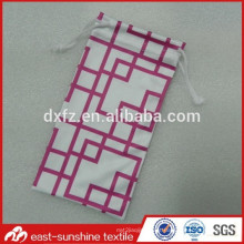 Bolsa de óculos de transferência de calor, feita na China caixa de óculos de pano de microfibra